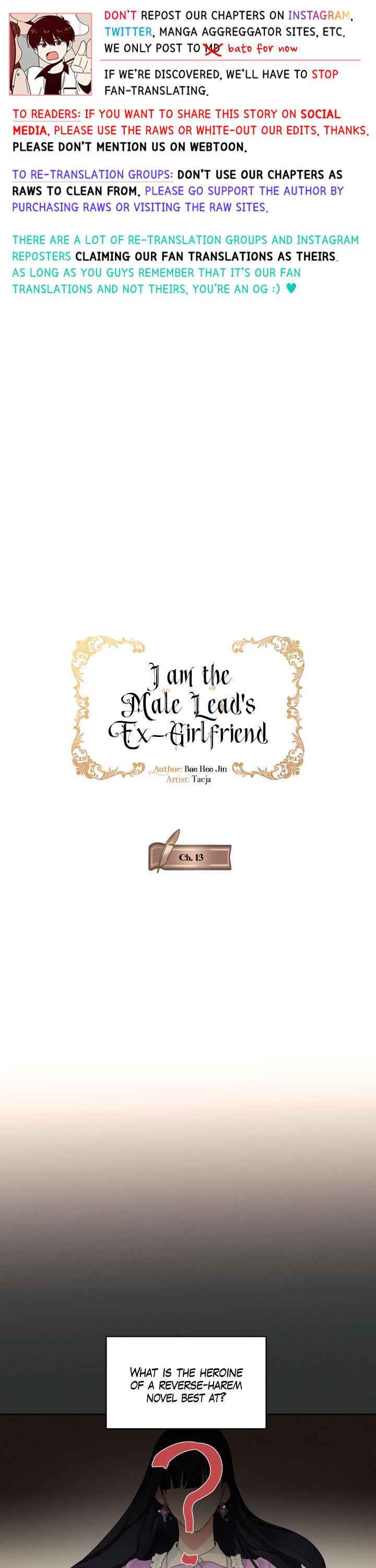 I am the Male Lead's Ex-Girlfriend Chapter 13 2